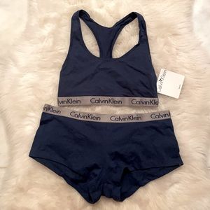 Calvin Klein Sports bra and Underwear Panties Set